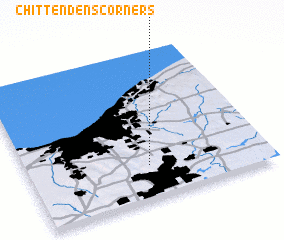 3d view of Chittendens Corners