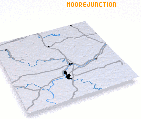 3d view of Moore Junction