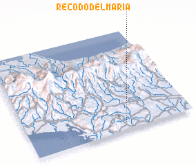 3d view of Recodo del María