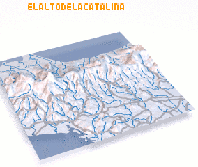 3d view of El Alto de la Catalina