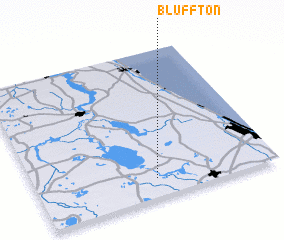 3d view of Bluffton