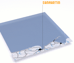 3d view of San Martín