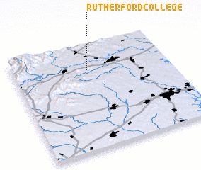 3d view of Rutherford College