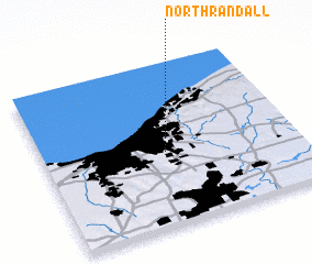 3d view of North Randall