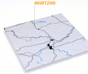 3d view of Mount Zion