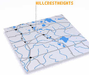 3d view of Hillcrest Heights