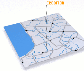 3d view of Crediton