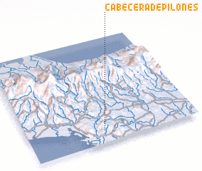 3d view of Cabecera de Pilones