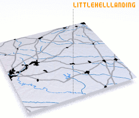 3d view of Little Hell Landing