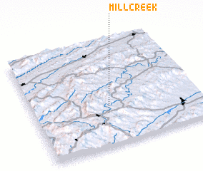 3d view of Mill Creek