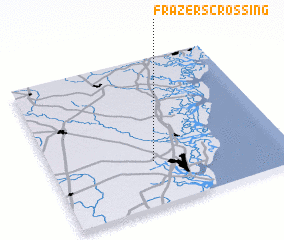 3d view of Frazers Crossing