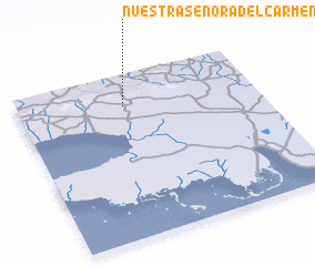 3d view of Nuestra Señora del Carmen