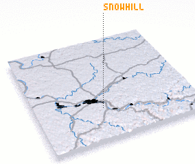 3d view of Snow Hill