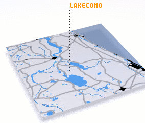 3d view of Lake Como