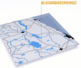 3d view of Alexander Springs