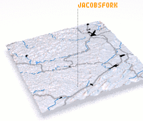 3d view of Jacobs Fork