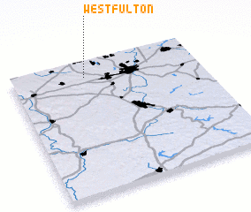 3d view of West Fulton