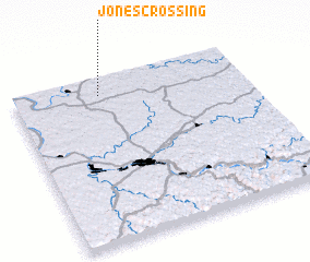 3d view of Jones Crossing