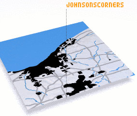 3d view of Johnsons Corners