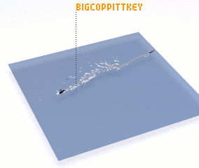 3d view of Big Coppitt Key