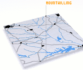 3d view of Mount Willing