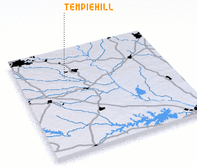 3d view of Tempie Hill