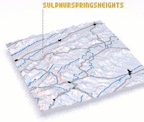 3d view of Sulphur Springs Heights