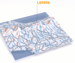 3d view of La Peña