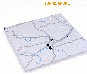 3d view of Topins Grove