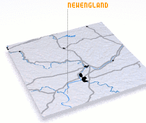 3d view of New England