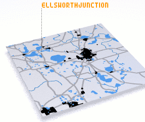 3d view of Ellsworth Junction