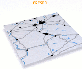 3d view of Fresno