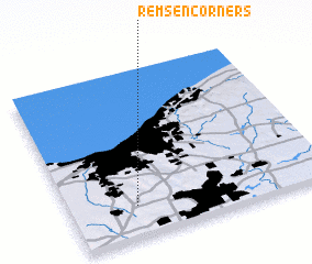 3d view of Remsen Corners