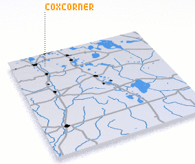 3d view of Cox Corner