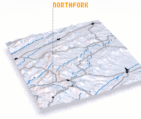3d view of North Fork