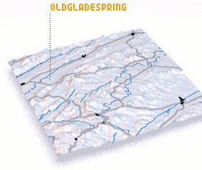 3d view of Old Glade Spring