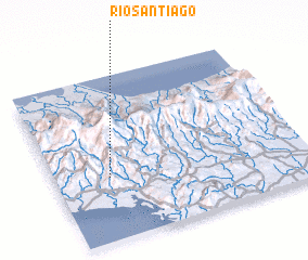 3d view of Río Santiago