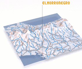 3d view of El Morro Negro