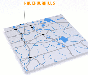 3d view of Wauchula Hills