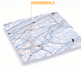 3d view of Seven Devils