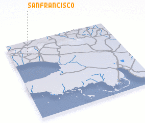 3d view of San Francisco