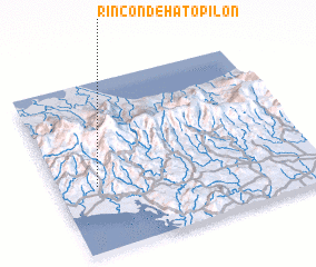 3d view of Rincón de Hato Pilón