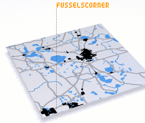 3d view of Fussels Corner