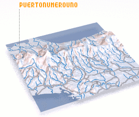 3d view of Puerto Número Uno