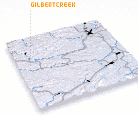 3d view of Gilbert Creek