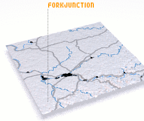 3d view of Fork Junction