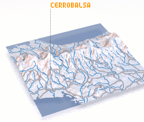 3d view of Cerro Balsa