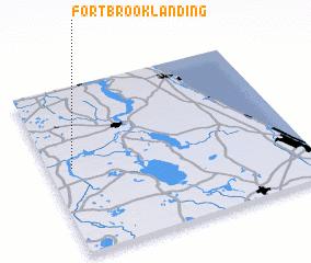 3d view of Fort Brook Landing