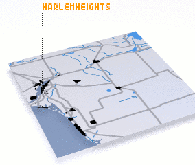 3d view of Harlem Heights