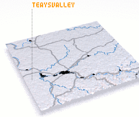3d view of Teays Valley